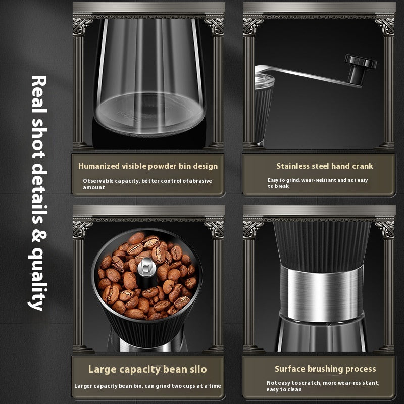 Stainless Steel Manual Coffee Grinder