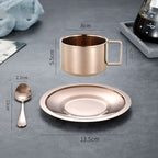 Stainless Steel Coffee Cup Set